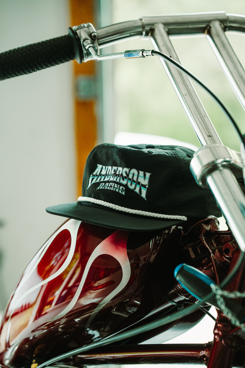 Chrome surfer cap